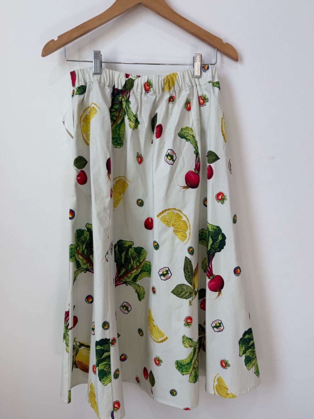 NWT The Jacie Poplin Printed Midi Skirt by Maeve - Anthropologie size Small - Picture 5 of 7